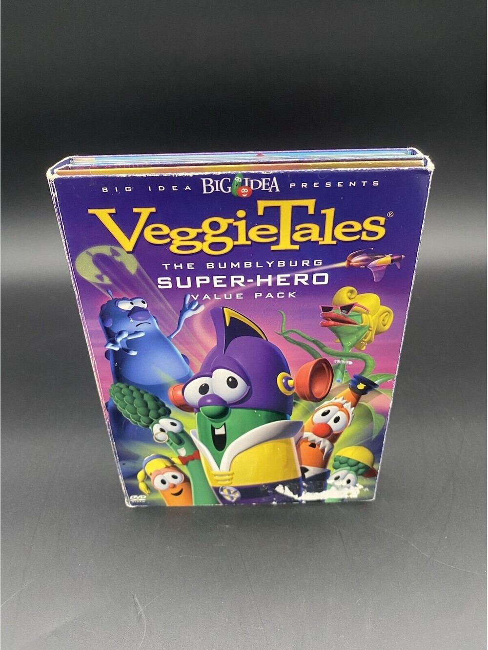 VeggieTales Bumblyburg Super-Hero Value Pack 4-Disc DVD Set - 2004 Big Idea